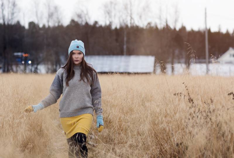 Bivvil lue str Small lyseblå